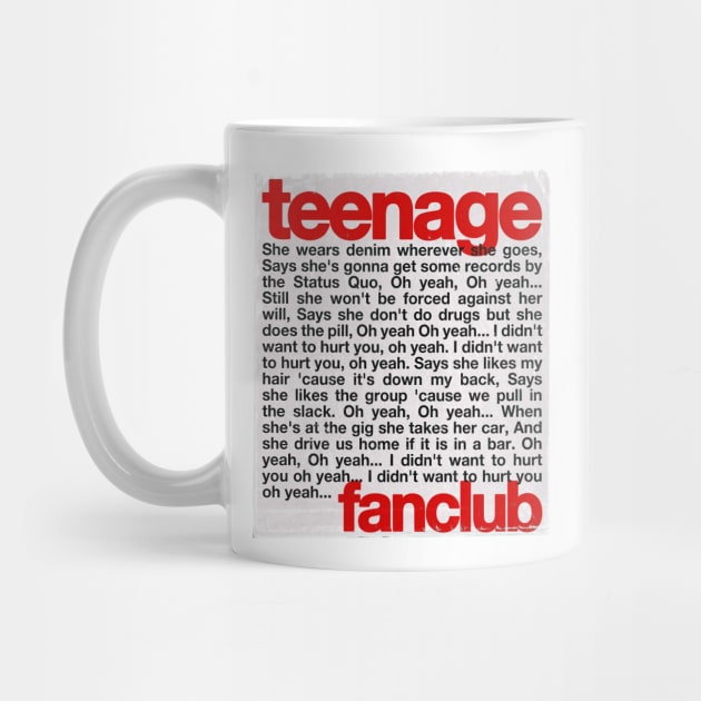 Teenage fanclub - the concept typographic by Aprilskies